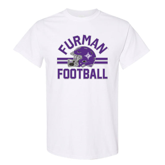 Furman - NCAA Football : John Holbrook -  White Short Sleeve T-Shirt