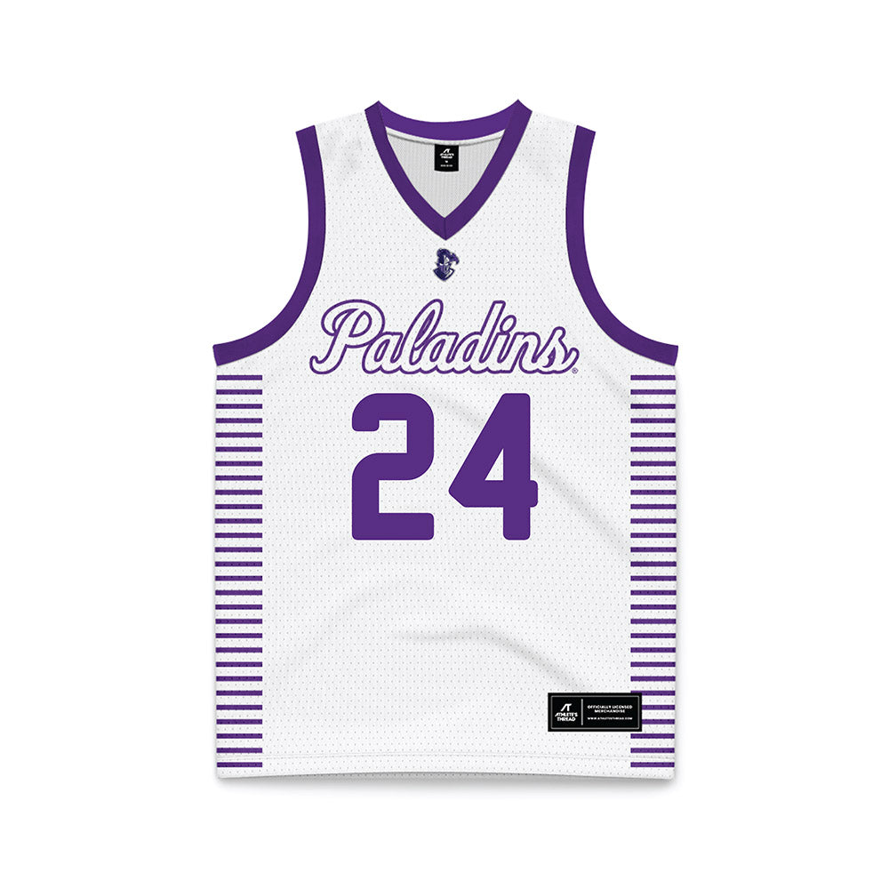 Furman - NCAA Women's Basketball : Jaelyn Acker - White Jersey