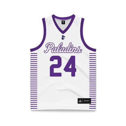 Furman - NCAA Women's Basketball : Jaelyn Acker - White Jersey
