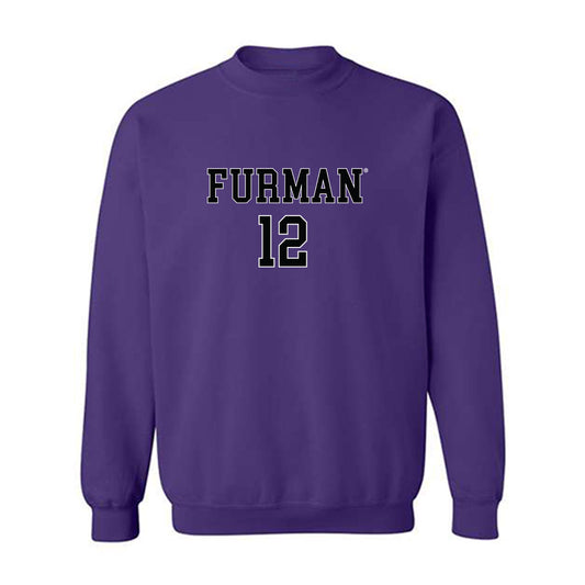 Furman - NCAA Men's Basketball : Davis Molnar - Crewneck Sweatshirt Replica Shersey