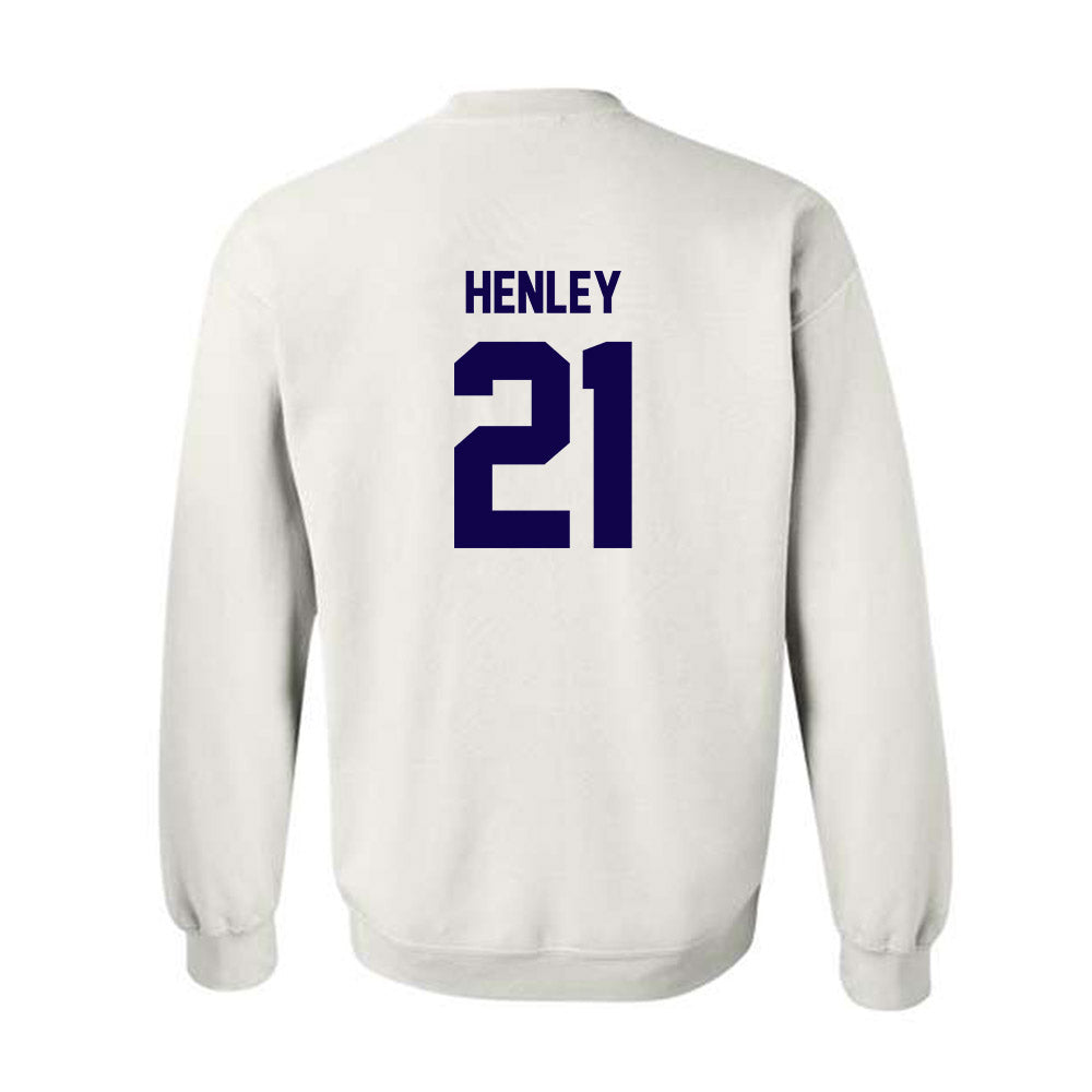 Furman - NCAA Women's Basketball : Niveya Henley - Crewneck Sweatshirt Replica Shersey