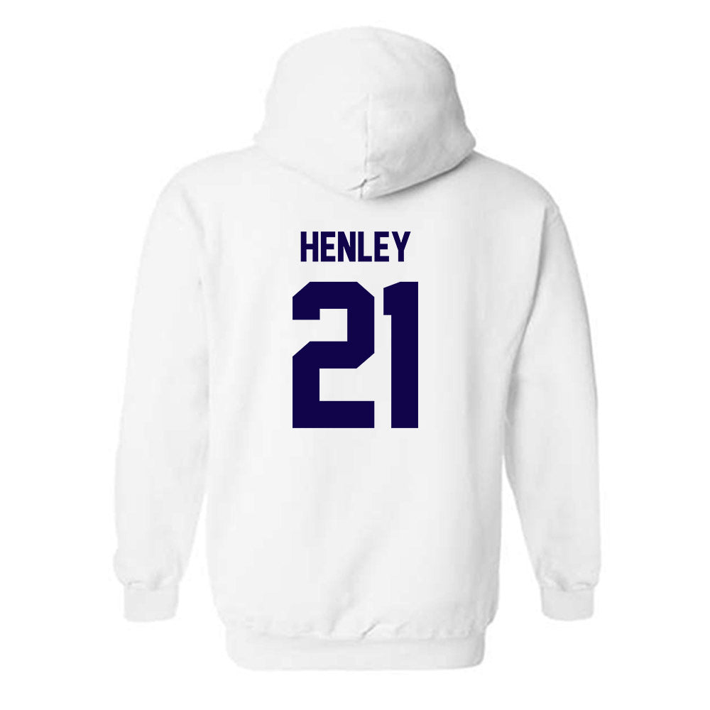 Furman - NCAA Women's Basketball : Niveya Henley - Hooded Sweatshirt Replica Shersey