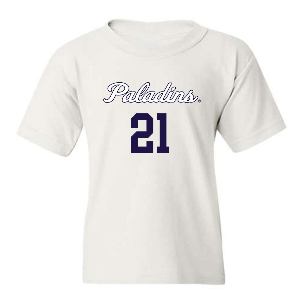 Furman - NCAA Women's Basketball : Niveya Henley - Youth T-Shirt Replica Shersey