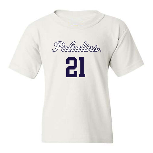 Furman - NCAA Women's Basketball : Niveya Henley - Youth T-Shirt Replica Shersey