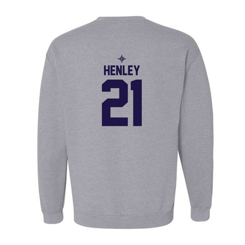 Furman - NCAA Women's Basketball : Niveya Henley - Crewneck Sweatshirt Classic Shersey