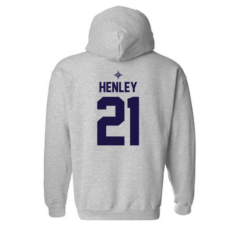 Furman - NCAA Women's Basketball : Niveya Henley - Hooded Sweatshirt Classic Shersey