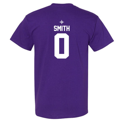Furman - NCAA Men's Basketball : Patrick Smith - Purple Fashion Short Sleeve T-Shirt