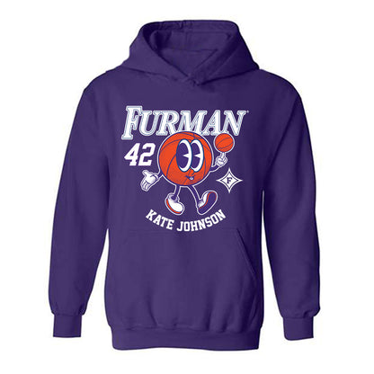 Furman - NCAA Women's Basketball : Kate Johnson - Hooded Sweatshirt Fashion Shersey