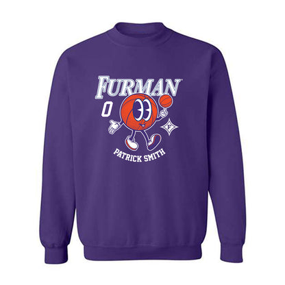 Furman - NCAA Men's Basketball : Patrick Smith - Purple Fashion Sweatshirt