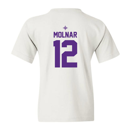 Furman - NCAA Men's Basketball : Davis Molnar - White Sport Youth T-Shirt