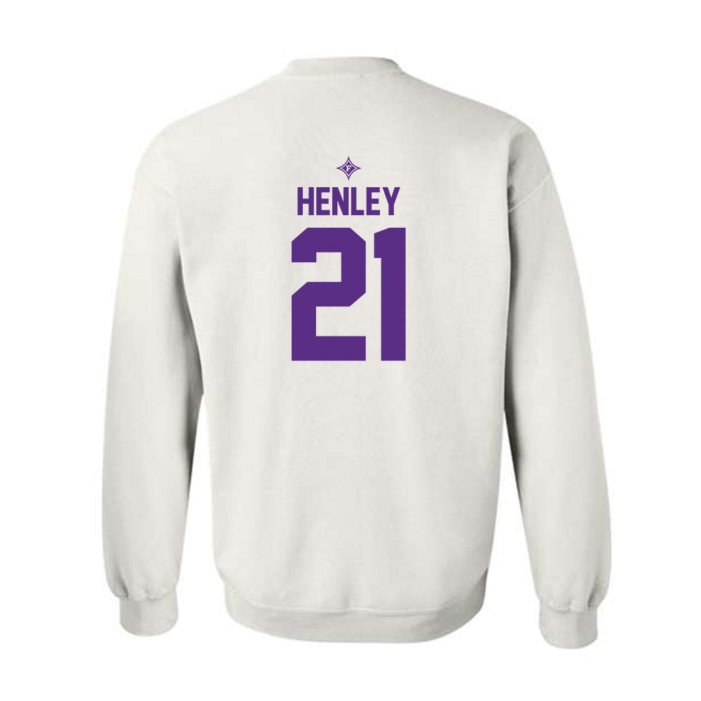 Furman - NCAA Women's Basketball : Niveya Henley - Crewneck Sweatshirt Sports Shersey