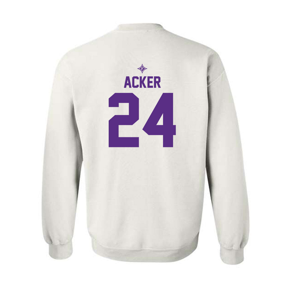 Furman - NCAA Women's Basketball : Jaelyn Acker - White Sport Sweatshirt