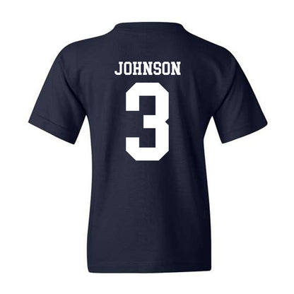 Rice - NCAA Football : JoVoni Johnson - Navy Classic Shersey Youth T-Shirt