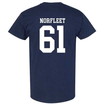 Rice - NCAA Football : Trace Norfleet - Navy Classic Shersey Short Sleeve T-Shirt