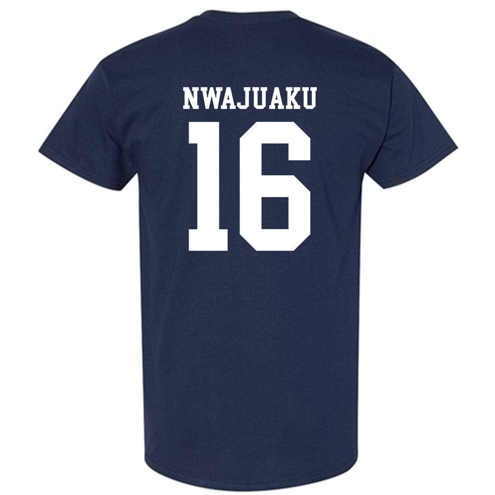 Rice - NCAA Football : Chibuikem Nwajuaku - Navy Classic Shersey Short Sleeve T-Shirt