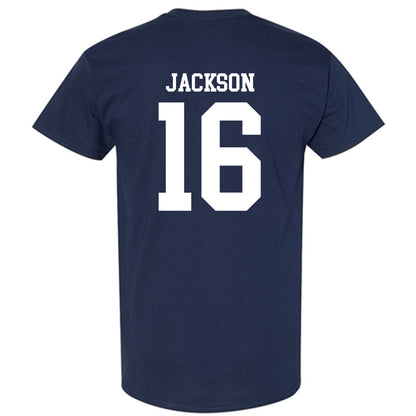 Rice - NCAA Football : Quinton Jackson - Navy Classic Shersey Short Sleeve T-Shirt