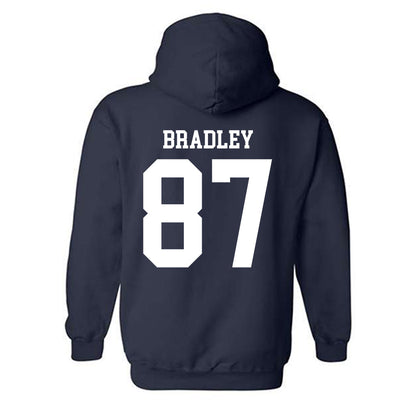 Rice - NCAA Football : Jack Bradley - Navy Classic Shersey Hooded Sweatshirt