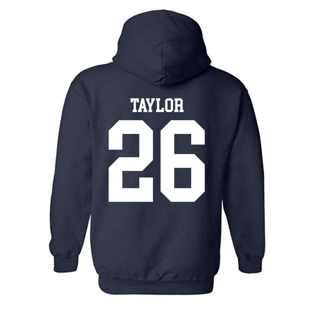 Rice - NCAA Football : Gabe Taylor - Navy Classic Shersey Hooded Sweatshirt