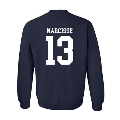 Rice - NCAA Football : Lamont Narcisse - Navy Classic Shersey Sweatshirt