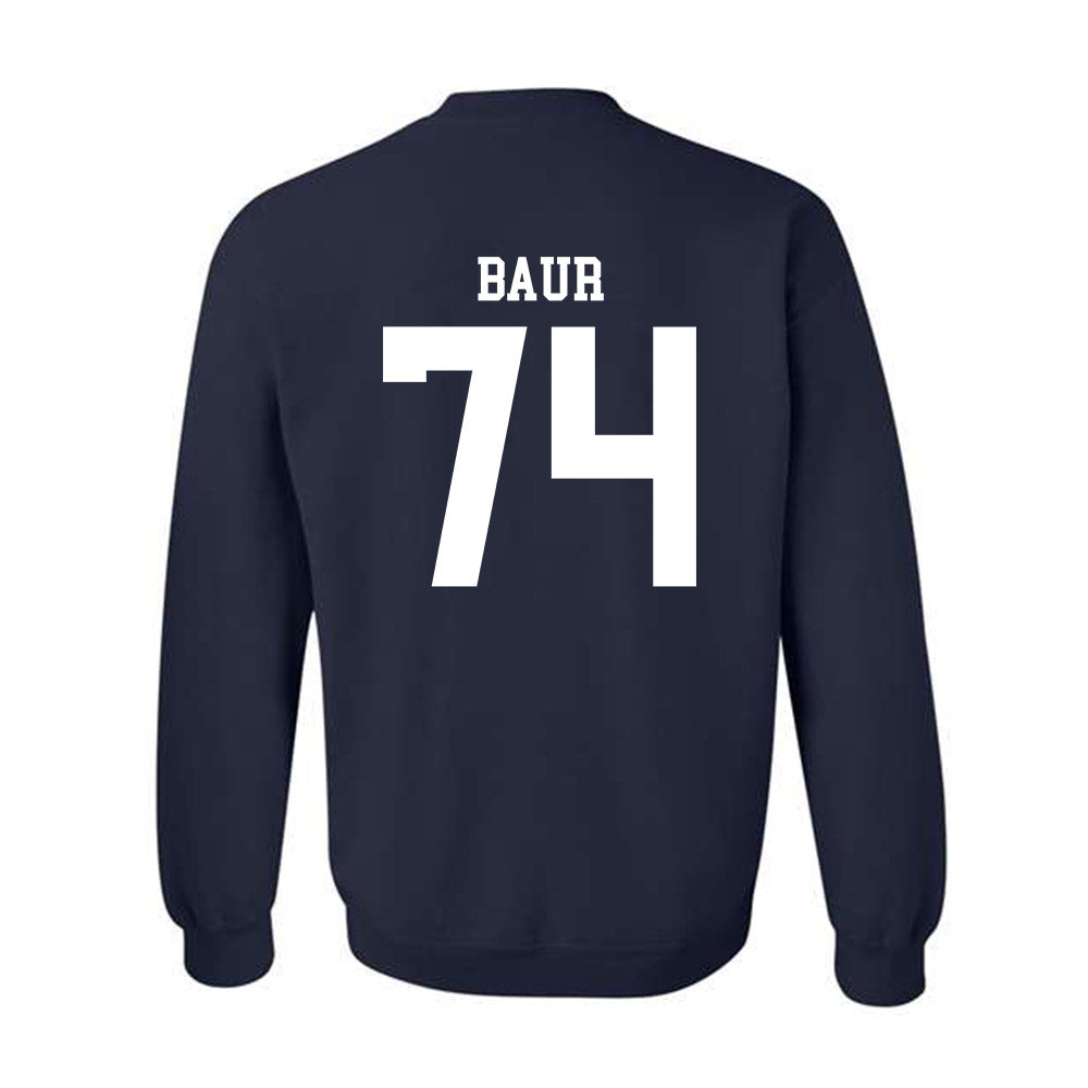 Rice - NCAA Football : Brad Baur - Navy Classic Sweatshirt