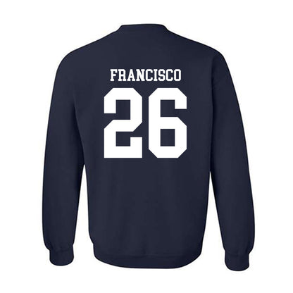 Rice - NCAA Football : Christian Francisco - Navy Classic Shersey Sweatshirt