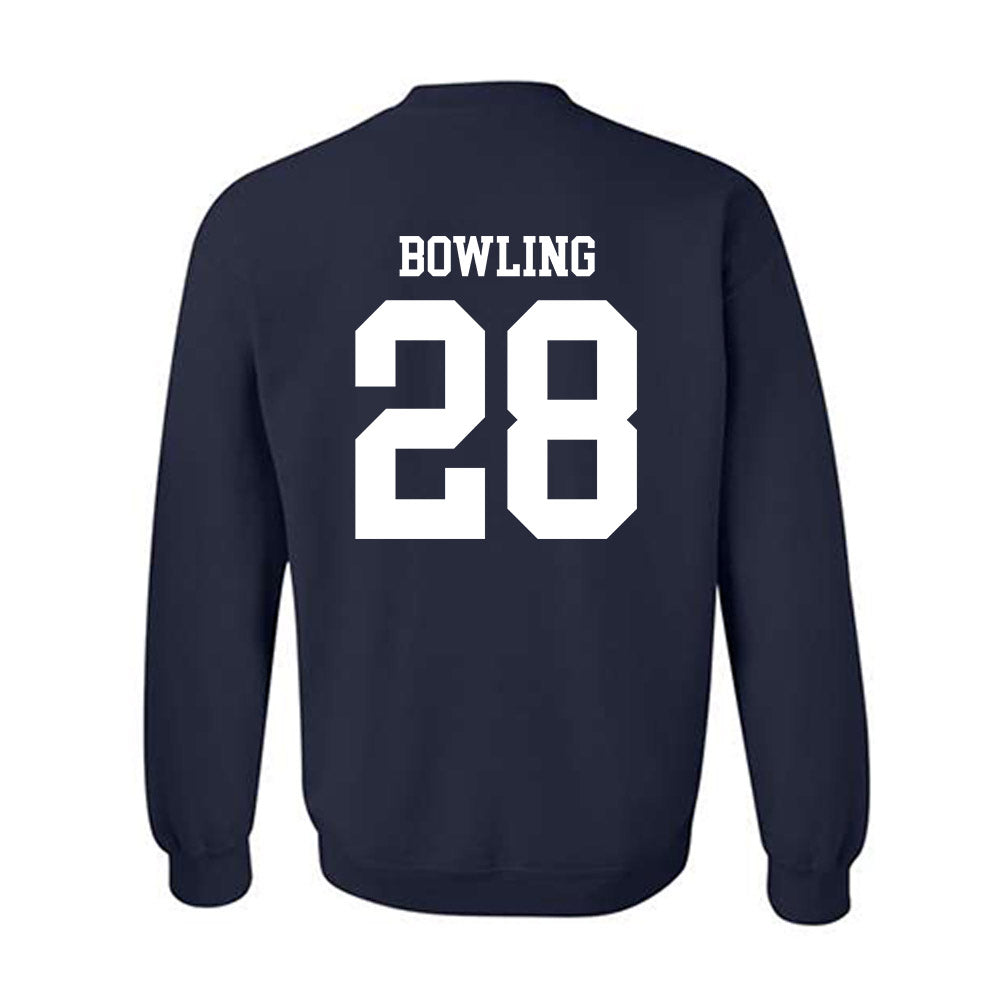 Rice - NCAA Football : Shepherd Bowling - Navy Classic Shersey Sweatshirt