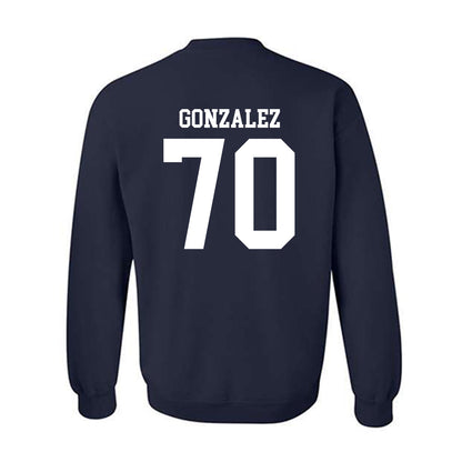 Rice - NCAA Football : Isaiah Gonzalez - Navy Classic Shersey Sweatshirt