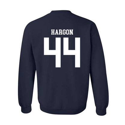 Rice - NCAA Football : Geron Hargon - Navy Classic Shersey Sweatshirt