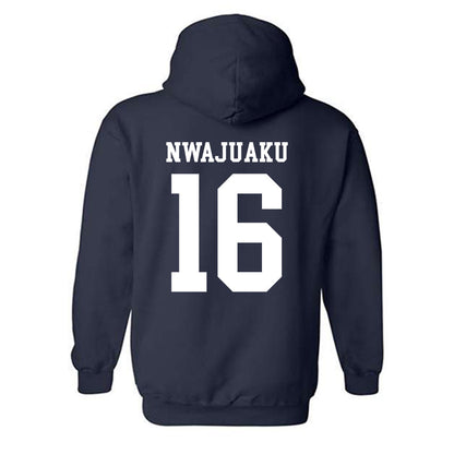 Rice - NCAA Football : Chibuikem Nwajuaku - Navy Classic Shersey Hooded Sweatshirt