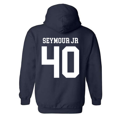 Rice - NCAA Football : Kenneth Seymour Jr - Navy Classic Shersey Hooded Sweatshirt