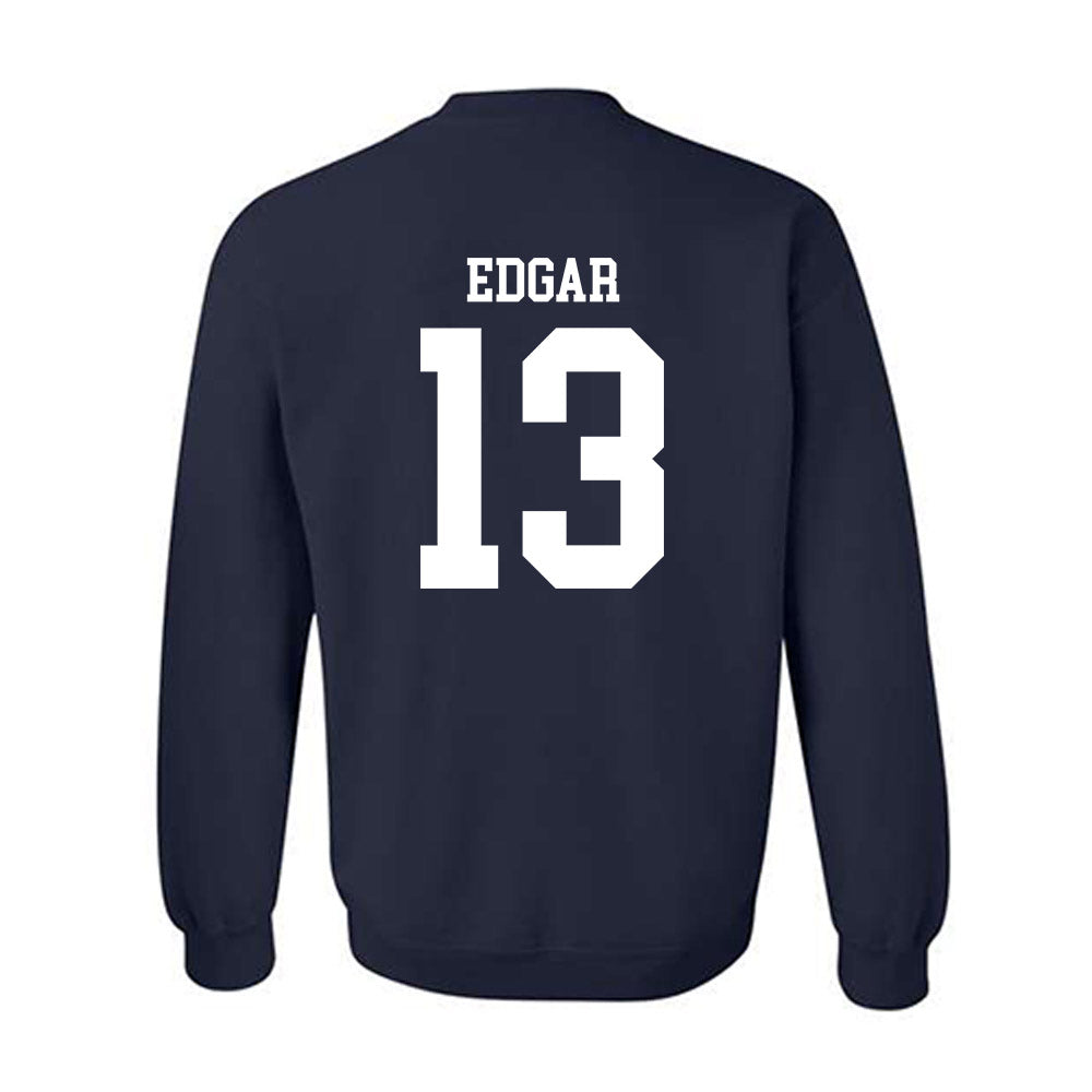 Rice - NCAA Football : Christian Edgar - Navy Classic Shersey Sweatshirt
