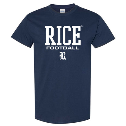 Rice - NCAA Football : DJ Arkansas - Navy Classic Shersey Short Sleeve T-Shirt