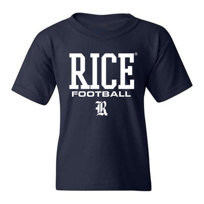 Rice - NCAA Football : JoVoni Johnson - Navy Classic Shersey Youth T-Shirt