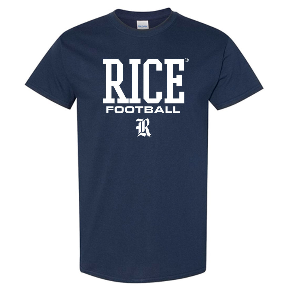 Rice - NCAA Football : Christian Francisco - Navy Classic Shersey Short Sleeve T-Shirt