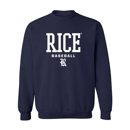 Rice - NCAA Baseball : Guy Garibay - Crewneck Sweatshirt Classic Shersey