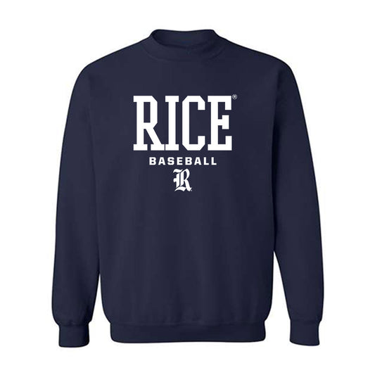 Rice - NCAA Baseball : Jack Ben-Shoshan - Crewneck Sweatshirt Classic Shersey