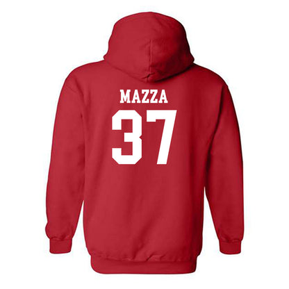Rutgers - NCAA Baseball : Joe Mazza - Hooded Sweatshirt Classic Shersey