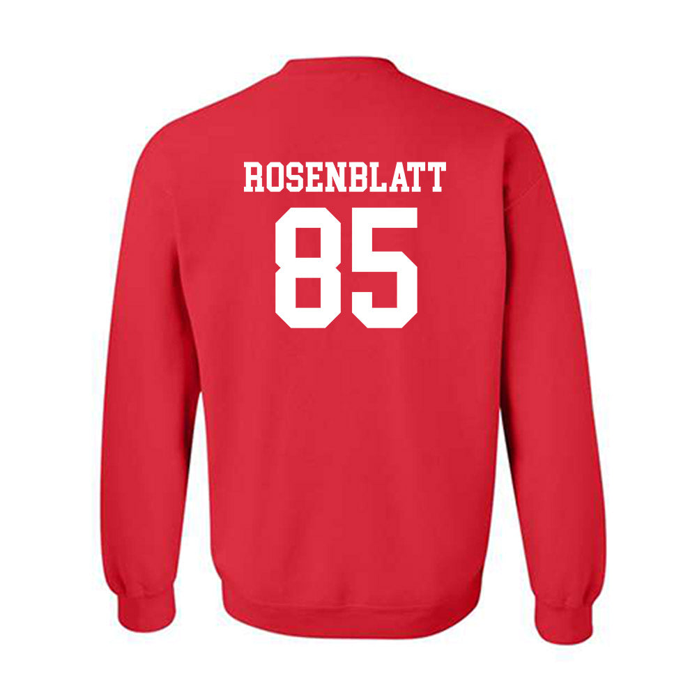 Rutgers - NCAA Football : Ben Rosenblatt - Red Classic Shersey Sweatshirt