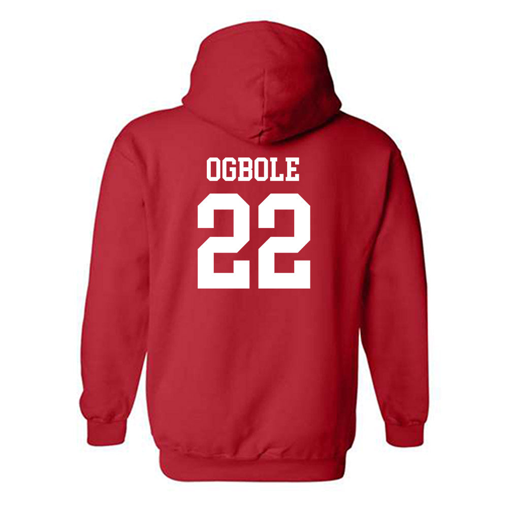 Rutgers - NCAA Men's Basketball : Emannuel Ogbole - Hooded Sweatshirt Classic Shersey