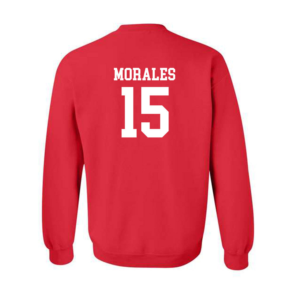Rutgers - NCAA Men's Basketball : Jacob Morales - Crewneck Sweatshirt Classic Shersey