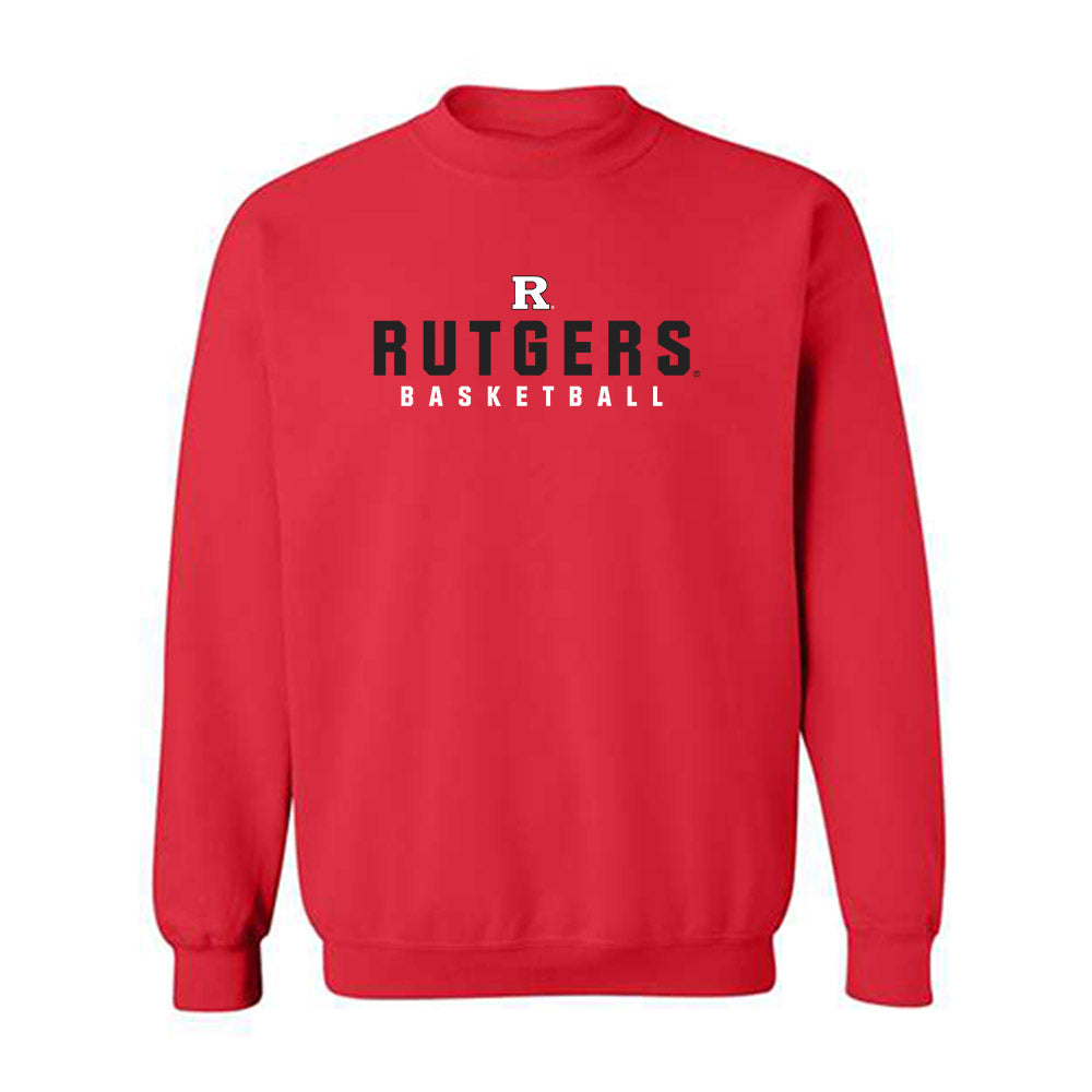 Rutgers - NCAA Men's Basketball : Aiden Terry - Crewneck Sweatshirt Classic Shersey