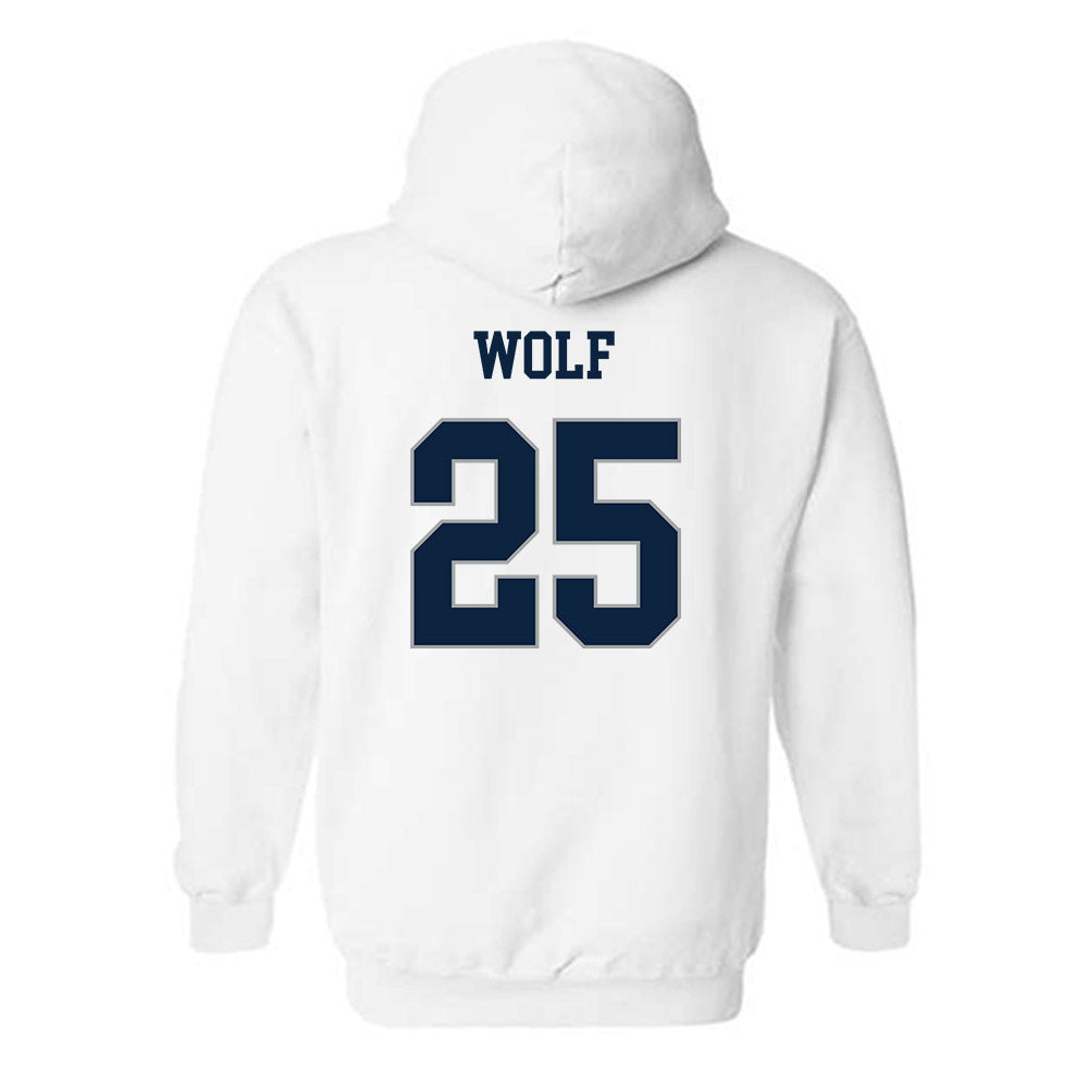 Xavier - NCAA Men's Basketball : Michael Wolf - Hooded Sweatshirt Classic Shersey