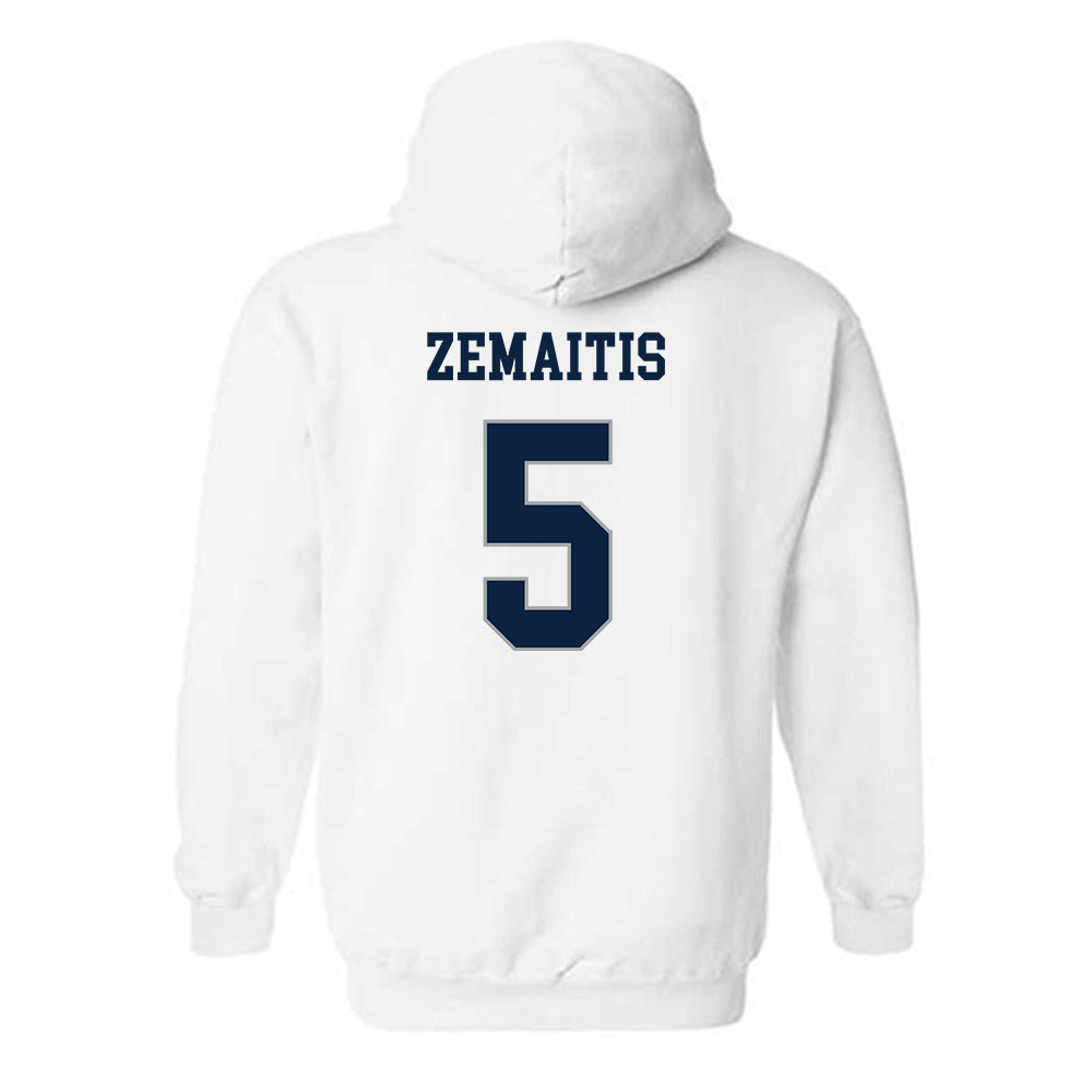 Xavier - NCAA Baseball : Drew Zemaitis - Hooded Sweatshirt Classic Shersey