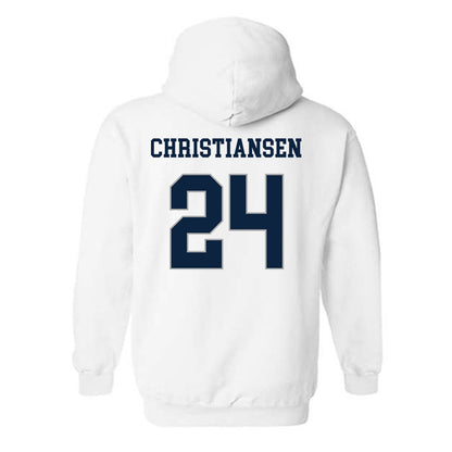 Xavier - NCAA Baseball : Hayden Christiansen - Hooded Sweatshirt Classic Shersey