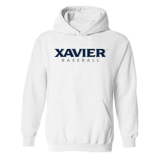 Xavier - NCAA Baseball : Braxton Brinegar - Hooded Sweatshirt Classic Shersey