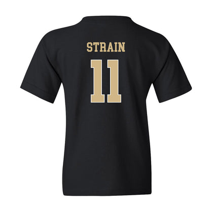 Wake Forest - NCAA Women's Volleyball : Lauren Strain - Black Classic Youth T-Shirt