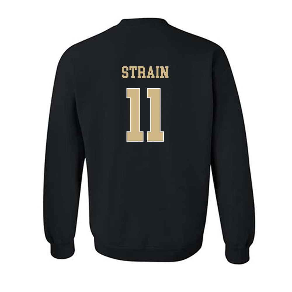 Wake Forest - NCAA Women's Volleyball : Lauren Strain - Black Classic Sweatshirt