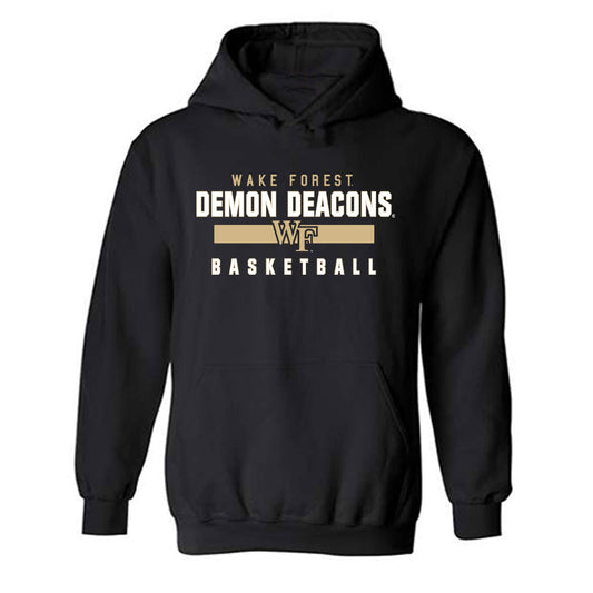 Wake Forest - NCAA Men's Basketball : Andrew Carr - Hooded Sweatshirt Classic Shersey