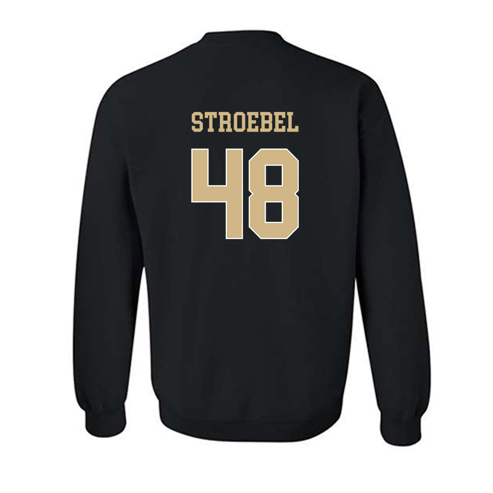 Wake Forest - NCAA Football : Wesley Stroebel - Black Classic Shersey Sweatshirt