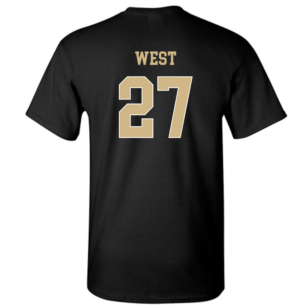 Wake Forest - NCAA Football : Travon West - Black Classic Shersey Short Sleeve T-Shirt